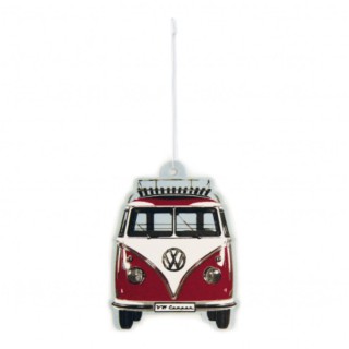 1 - Hangende luchtverfrisser voor auto's en campers VW Bus T1 Rood vanilleparfum